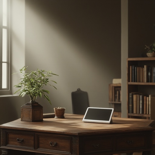 装飾的な木製デスクの背景 - 무료 다운로드 가능한 インテリア