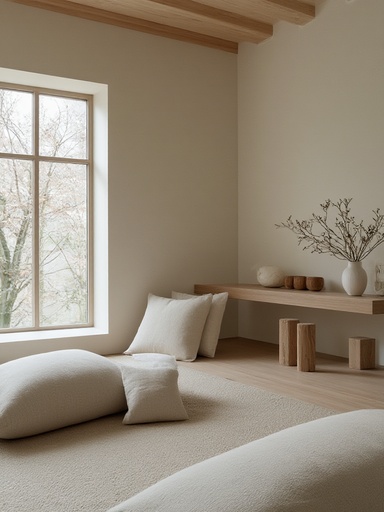 スカンジナビアスタイルのリビングルーム - 무료 다운로드 가능한 インテリア