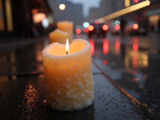 비 오는 도시 거리 - 무료 다운로드 가능한 도시 풍경