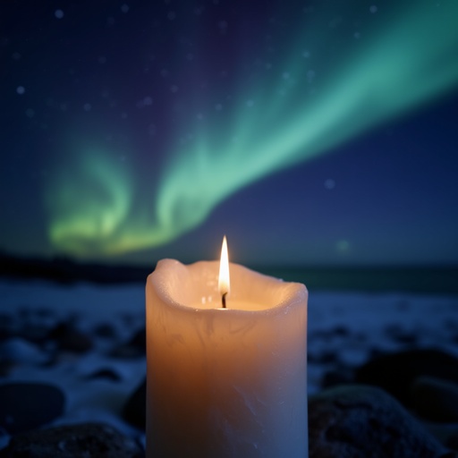 빛나는 오로라가 있는 밤하늘 - 무료 다운로드 가능한 자연