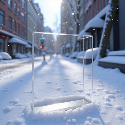 Snow-covered street - 무료 다운로드 가능한 Natural landscape