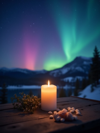 별이 빛나는 하늘과 오로라 - 무료 다운로드 가능한 자연