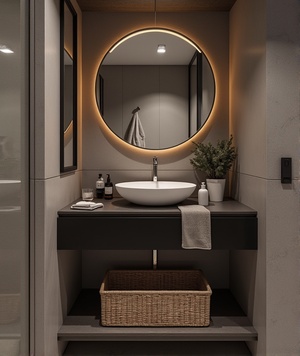 모던 욕실 - 무료 다운로드 가능한 실내