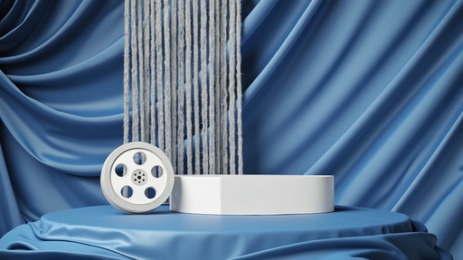 파란 커튼 - 무료 다운로드 가능한 실내