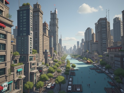 Urban skyline - 무료 다운로드 가능한 Cityscape