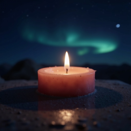 오로라가 비치는 밤하늘 - 무료 다운로드 가능한 자연