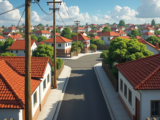 도시 거리 - 무료 다운로드 가능한 주거 지역