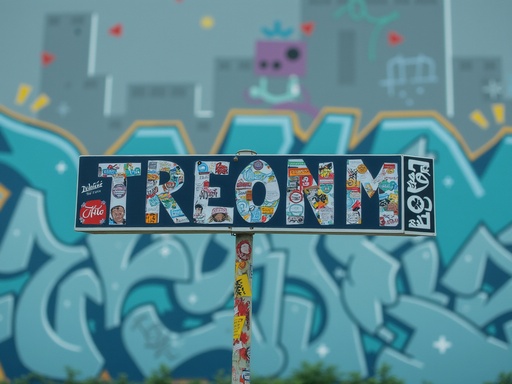 도시 건물과 그래피티 - 무료 다운로드 가능한 도시