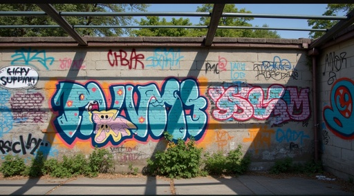 Graffiti Wall - 무료 다운로드 가능한 Urban Environment