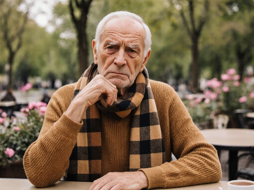 아늙은 남성이 있는 카페 테라스 - 무료 다운로드 가능한 카페