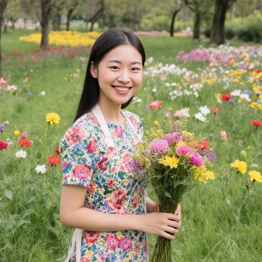花が咲き誇る緑の芝生 - 무료 다운로드 가능한 公園