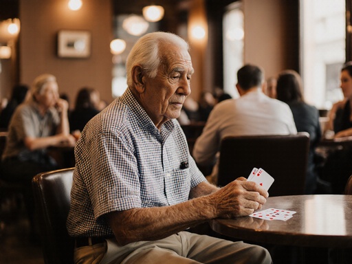 아늙은 남성이 있는 카페 - 무료 다운로드 가능한 카페