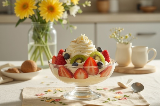Kitchen with soft lighting and floral arrangements - 무료 다운로드 가능한 Kitchen