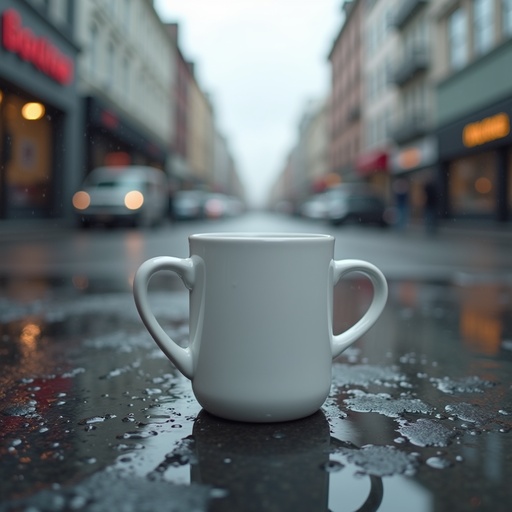 Rainy city street - 무료 다운로드 가능한 Urban landscape